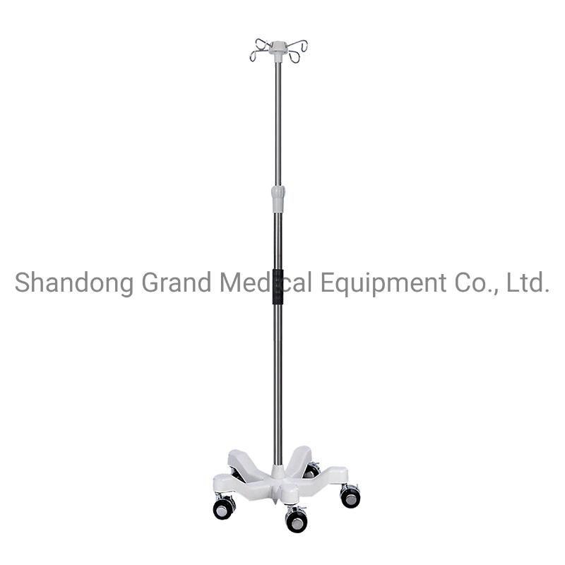 China Manufacturer IV Stand Medica IV Pole Hospital Drip Stand Fuiniture