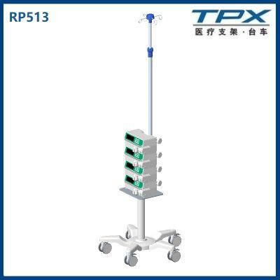 Infusion Pump Patient Monitor Rolling Trolley for Medical Device