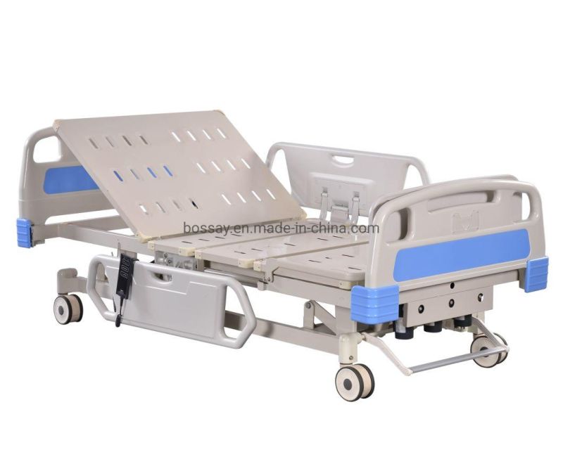 Three Function Electric and Manual Medical Bed Difunctional Hospital Bed