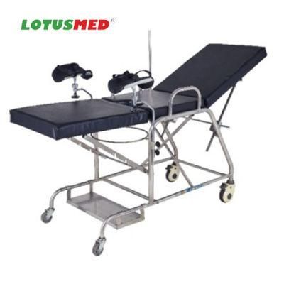Lotusmed-Stretcher-888-B3-1 Aluminum Alloy Stretcher Female Examining Table