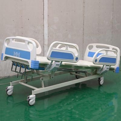 Hospital Equipment 5-Function Manual Medical Bed Five Functions Manual Hospital Beds for Sale
