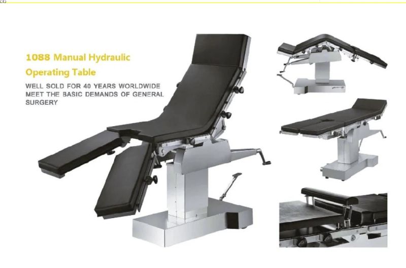 Hospital Equipment Operation Table (1088 New Type Hydraulic Manual)