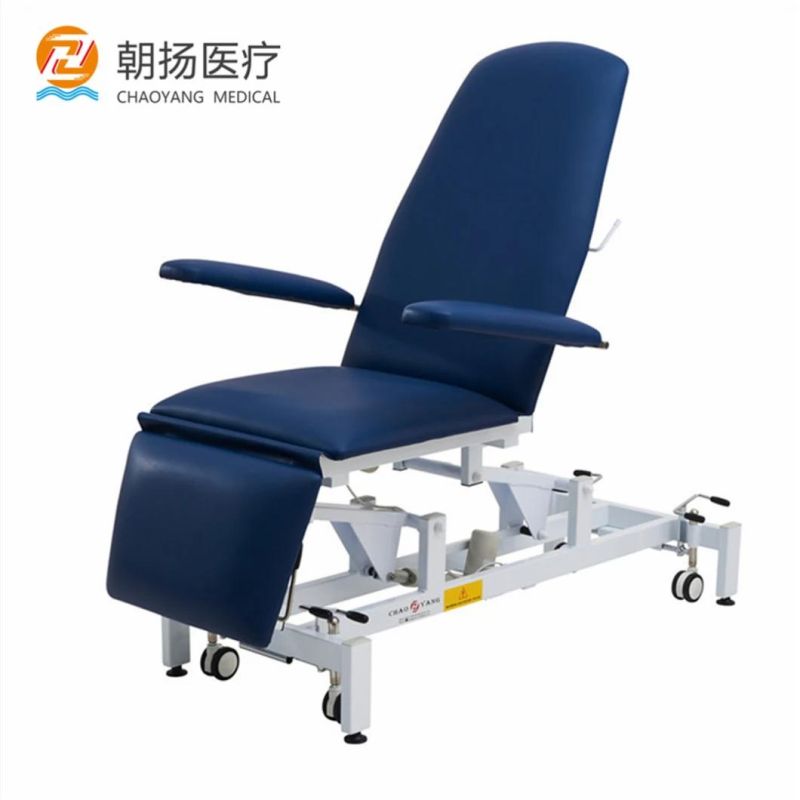 Adjustable Medical Drawing Blood Donation Collection Phlebotomy Chair with Armrest