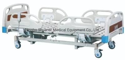 Shuaner Hot-Sale Electric Five Functions Clinic Adjustable Bed Nursing Bed