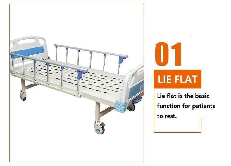 Medical Ward Nursing Care Bed with One Crank Hospital Furniture