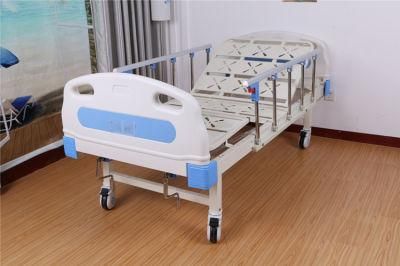 CE Hospital Equipment 2 Cranks Medical Manual Hospital Bed