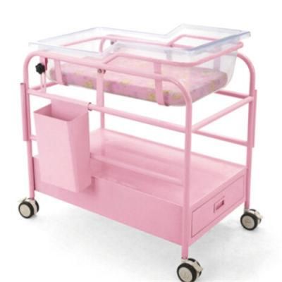 Pink Baby Trolley with Glove Box and Drawer