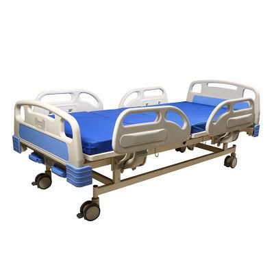 Wg-Hb2/a Sample Approved 2 Crank Manual Hospital Bed Metal Medical Hospital Bed