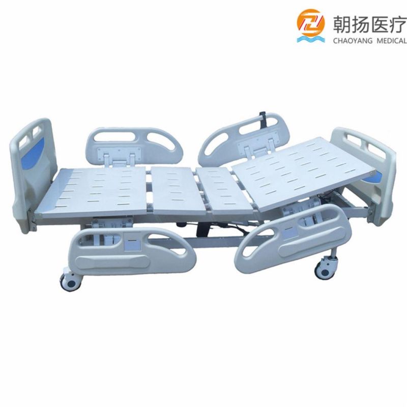 Five Function ICU Room Motor Treatment Table Central Brake Systems Electric Medical Hospital Bed