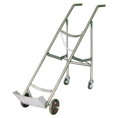 (MS-T480S) Medical Stainless Steel Oxygen Bottle Trolley