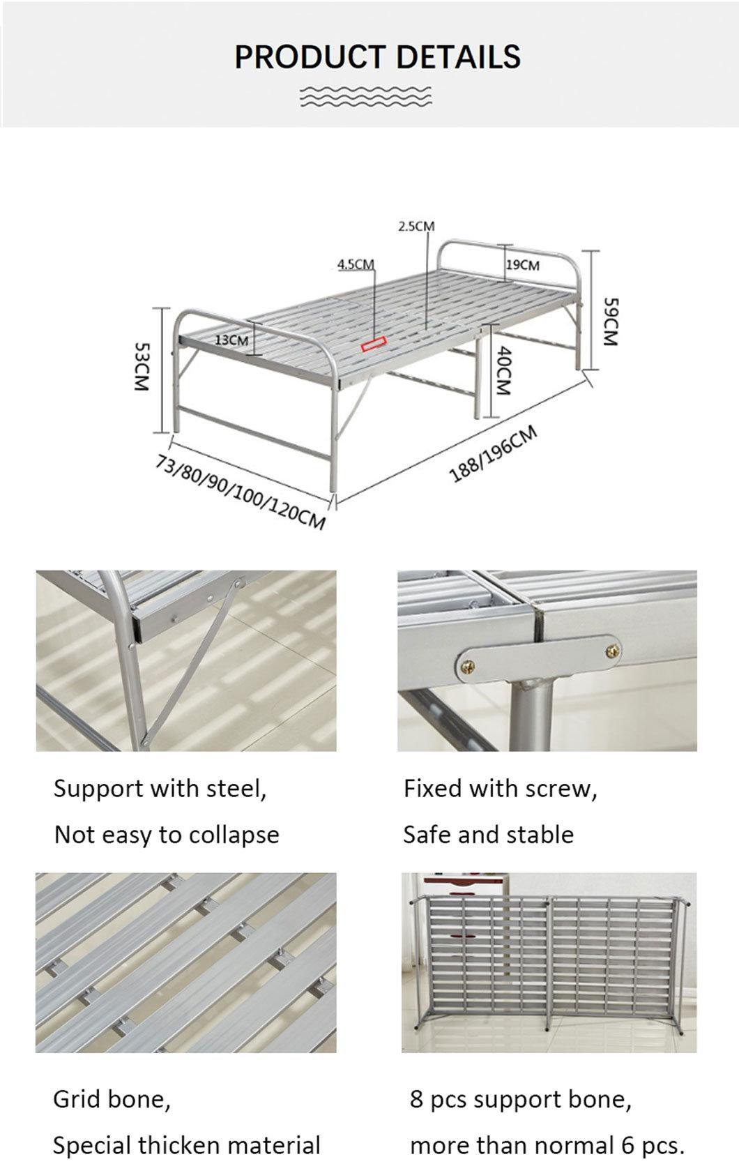 Easy to Carry Multi-Function Folding Foldable Steel Bed