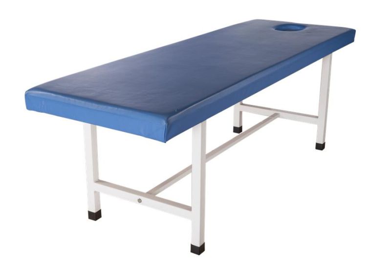 Hospital Furniture Factory Steel Check Bed Examination Bed with Headrest Examination Couch