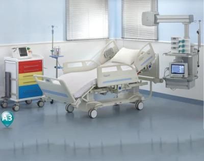 Medical Equipment Hospital Use Multifunction Electric Reclining Bariatric Bed Hospital Patient Bed with Cardiac Chair Position