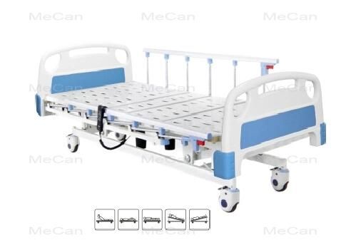 ICU Patient Medical 2 Cranks Hospital Bed Manual Nursing Bed