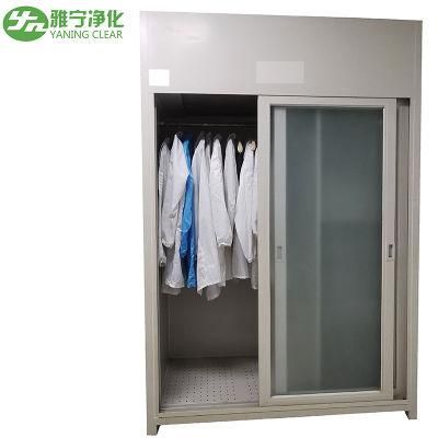Yaning Laminar Airflow H14 HEPA Dust Removal Wardrobe Garment Storage Cabinets for Cleanroom and Hospital