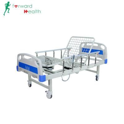 Net Frame Two Function Medicla Hospital Bed with ABS Crank