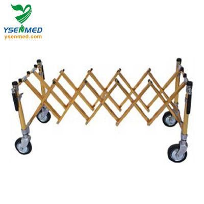 Hospital Ystsc161 Folding Collapsing Mortuary Transport Equipment Mortuary Trolley