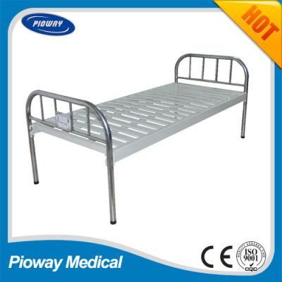 Hospital Furniture, Stainless Steel Flat Bed, Manual Hospital Bed (PW-D03)