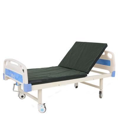 CE Approved ABS Manual One Function Medical Clinic Bed Hospital Bed 1 Crank