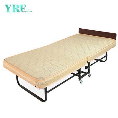 Homestay Folding Bed Extra Rollaway Memory Foam Topper on Wheels Single Size