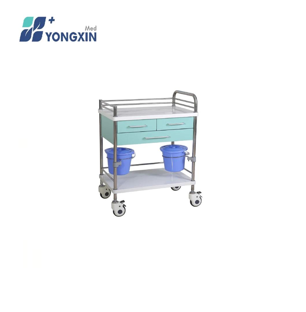 CT-002 Stainless Steel Hospital Medicine Trolley