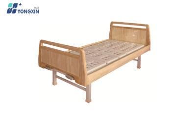 Yxz-C-033 Two-Crank Wooden Hospital Bed