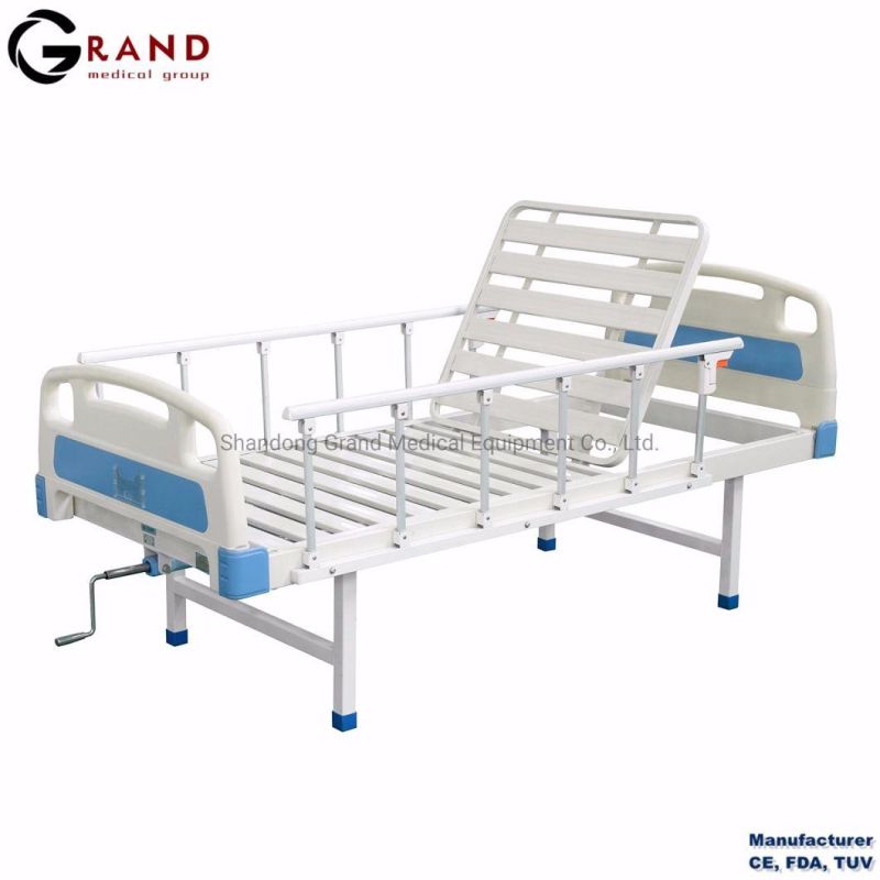 Cheap Price Two Crank Manual Medical Bed Standard Hospital Bed for Home Use Medical Equipment