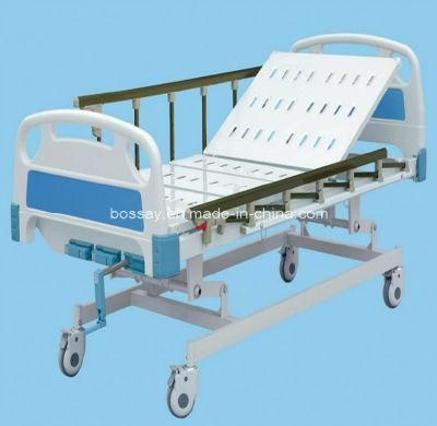 Three Crank Manual Hospital Bed