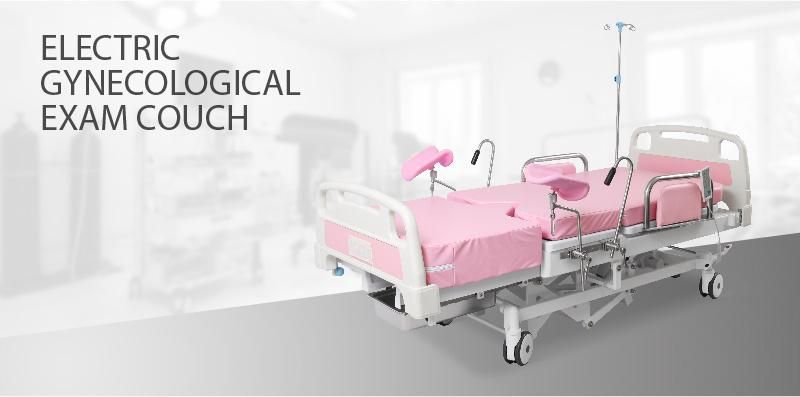 A98-3 Saikang Wholesale Movable Multifunction Foldable Gynecology Operating Delivery Hospital Bed with Wheels