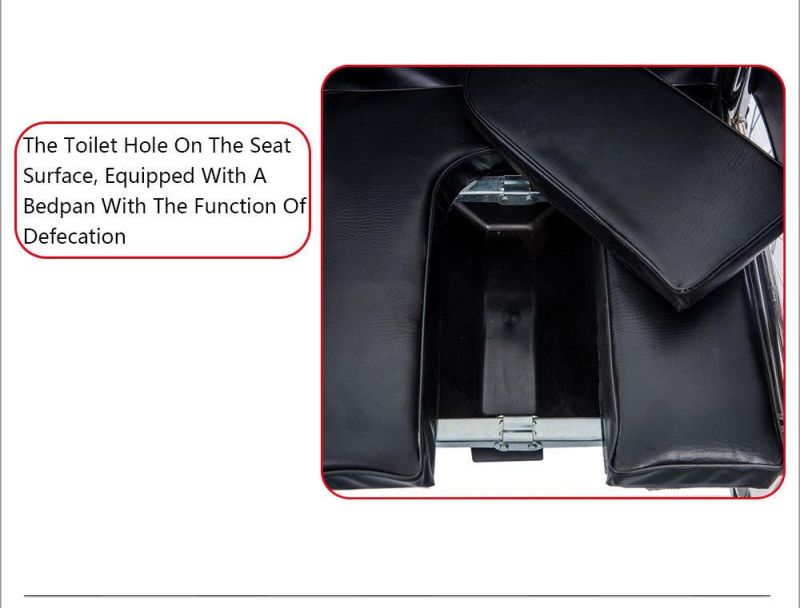 Manufacturer Direct Sale Foldable Wheelchair with Handle Brake Ds-24dz