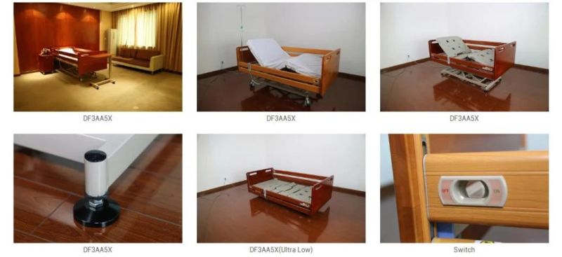 Household Style Solid Wood Electric Nursing Bed Home Care Bed