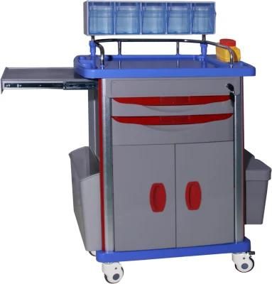 Mn-AC001ABS Hospital Treatment Trolley Medical Emergency Medical Equipment