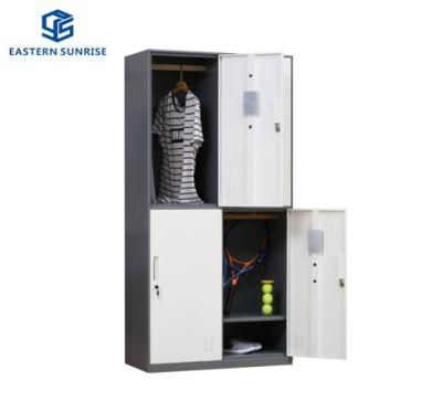 Moist/Fire Proof Metal Locker Steel Wardrobe for Dormmitory/Factory/Gym