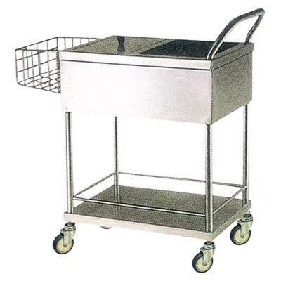 (MS-T330S) Multi-Function Hospital Trolley Stainless Steel Medical Napkin Trolley