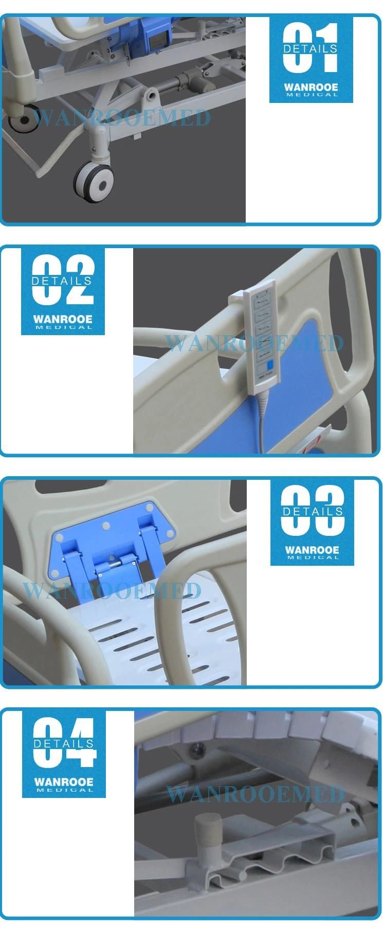 Bae505A Medical Furniture Five Functions ICU Nursing Electric Adjustable Hospital Bed