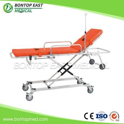 Aluminum Alloy Emergence Ambulance Medical Foldable Stretcher for First-Aid