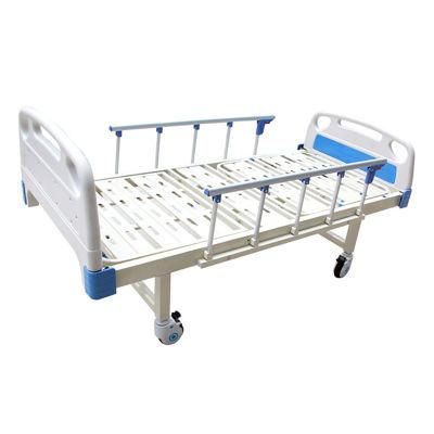 Hospital Furniture Bed Factory 2 Functions Two Cranks Manual Hospital Bed for Patient