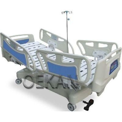 Hospital Furniture ABS Plastic ICU Room Electric Bed Medical 5 Function Used Patient Bed