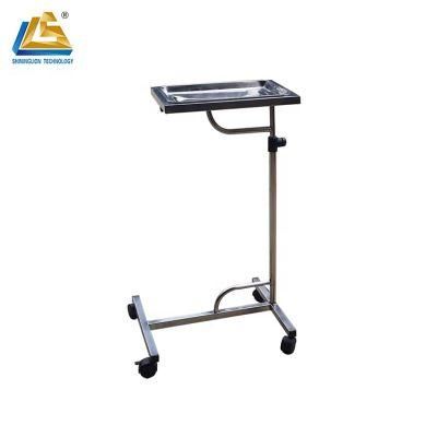 Stainless Steel Instrument Trolley for Hospital Use