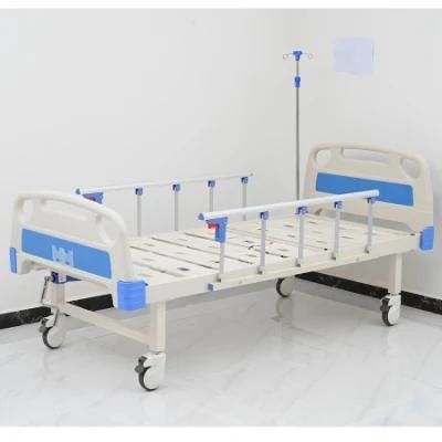 Manual One Function Hospital Bed Medical Bed Sick Bed Patient Bed