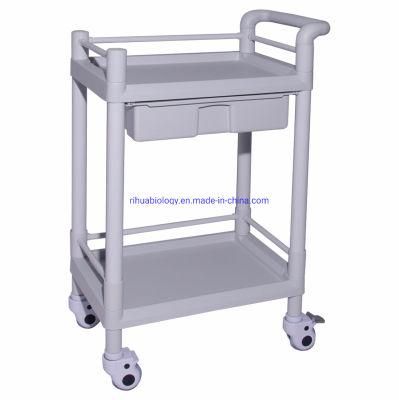 Hospital Multifunctional ABS Trolley/2 Shelves