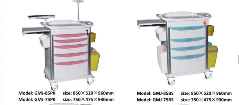 Wholesale Price Hospital Medical Emergency Trolleys for Hospital Equipment
