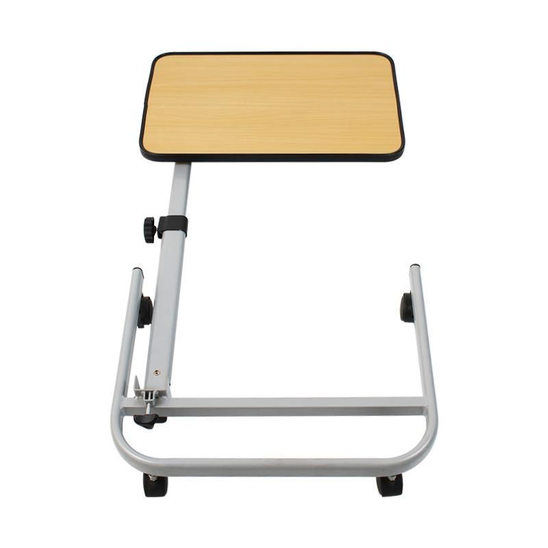 HS5520 New Hope Hospital Furniture Over Bed Table Foldable Overbed Table with Castors