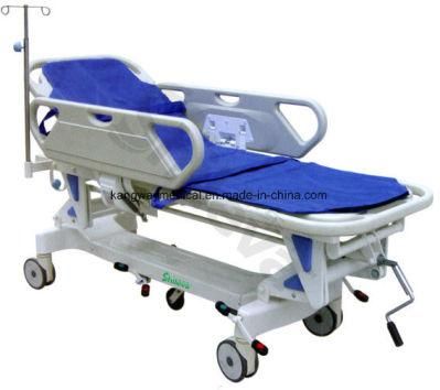 Factory Emergency Hydraulic Medical Stretcher Cart Trolley Hospital Furniture (Slv-B4305)