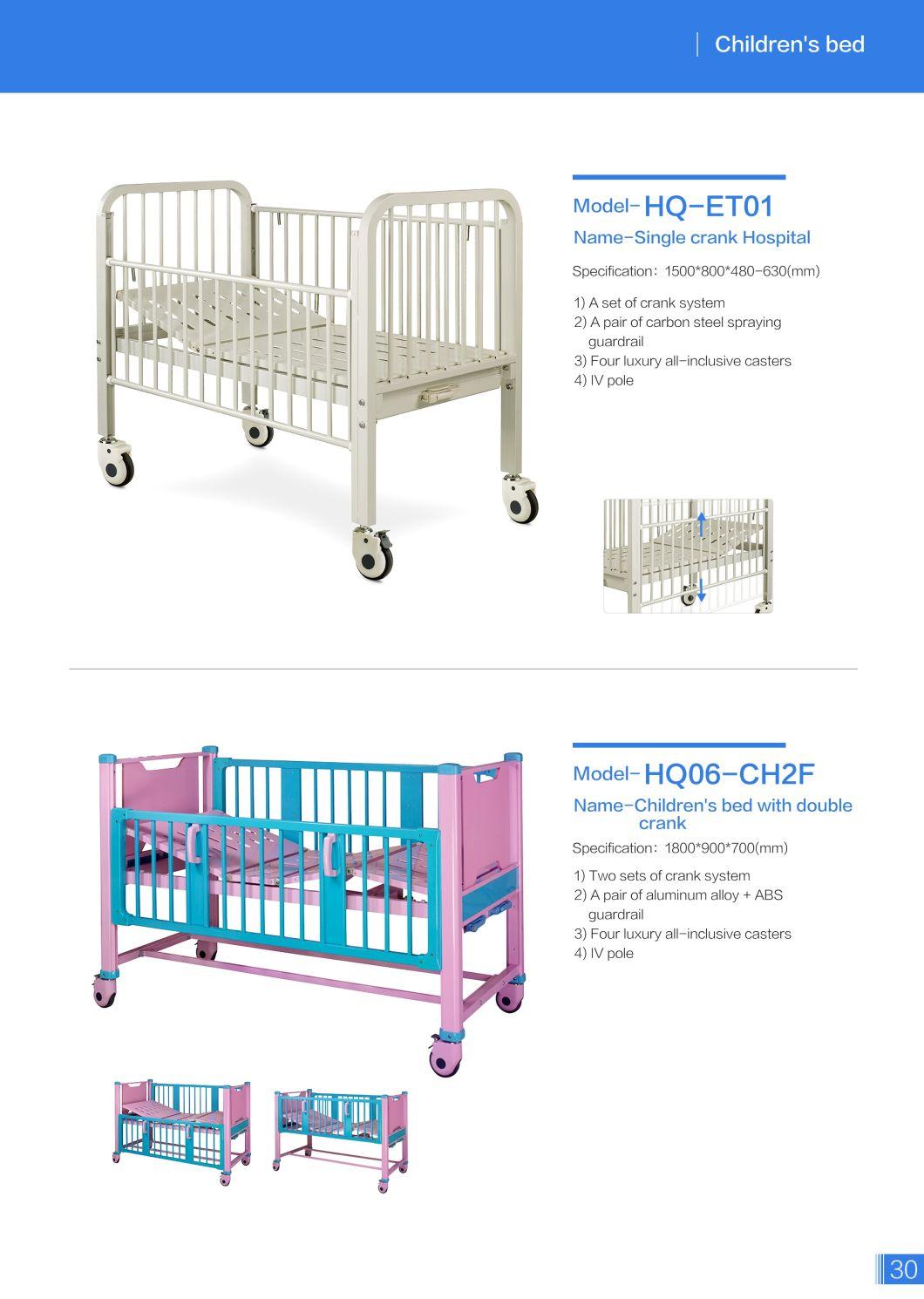Adjusted Angle Medical Crib Ss Baby Cot 1