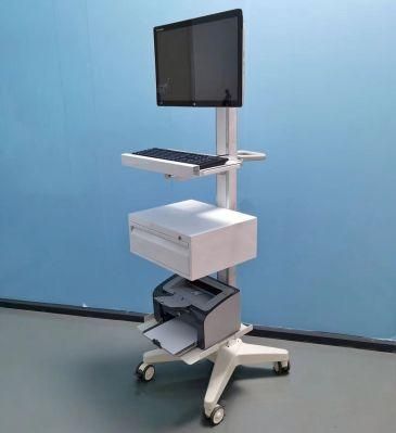 Computer Medical Cart Mobile Hospital Medical Cart Computer Laptop Trolley