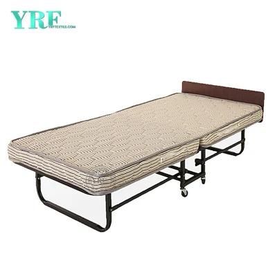 Hotel Spare Portable Folding Bed Memory Foam Mattress on Wheels Twin Size