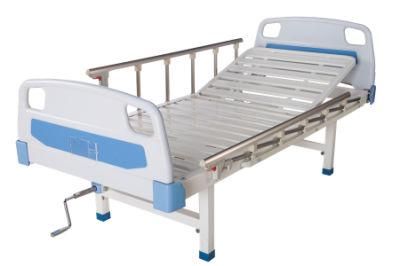 China Manufacturer High Quality Medical Device Hospital Equipment Medical Room Bed Furniture Bed Flat One Function Mobile Nursing Bed