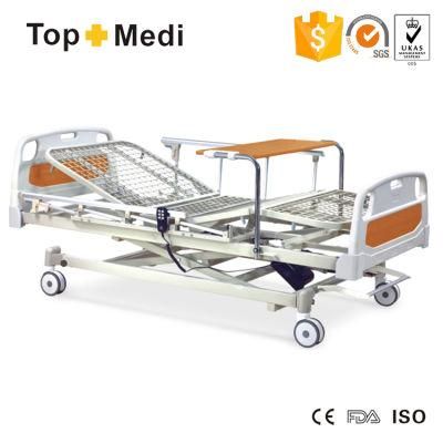 Topmedi Economical Three-Function Electric Power Hospital Bed with Foot-Table for Option