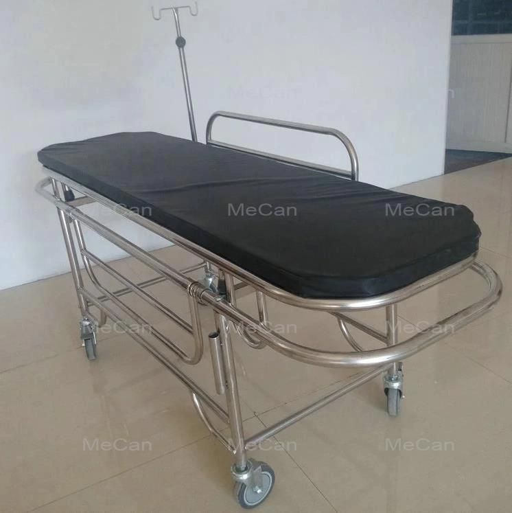 Cheap Price Stainless Steel Flat Hospital Stretcher Trolley Cart